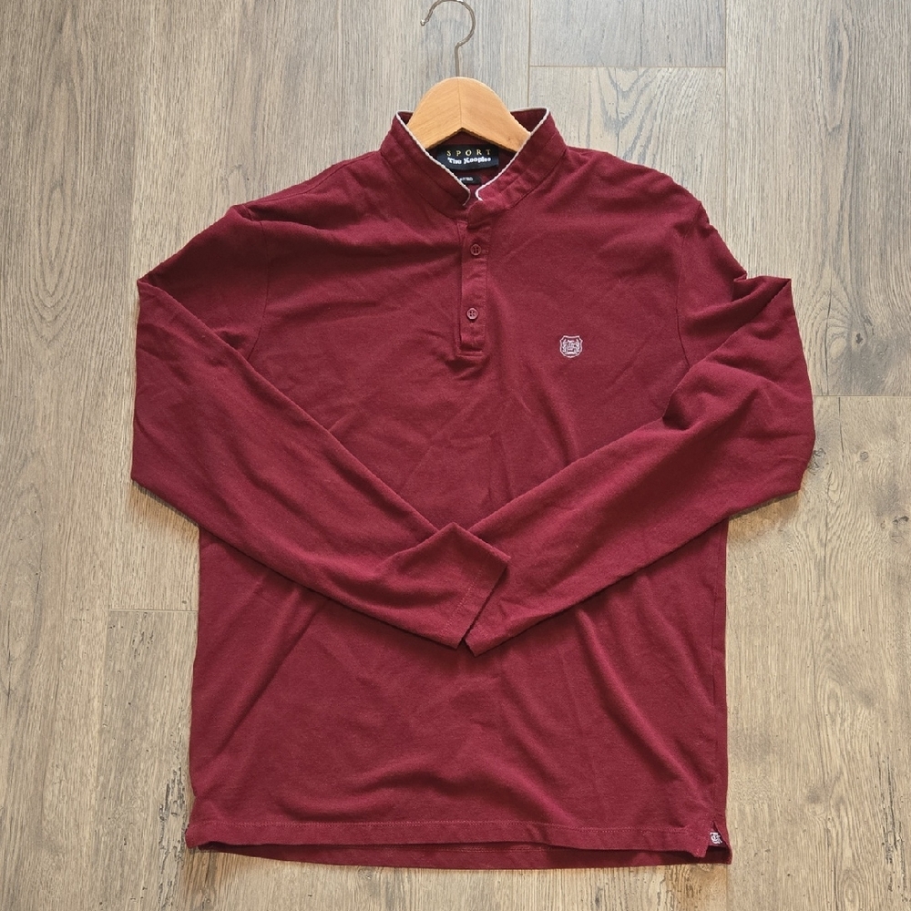 The Kooples Red Long Sleeve Tee E